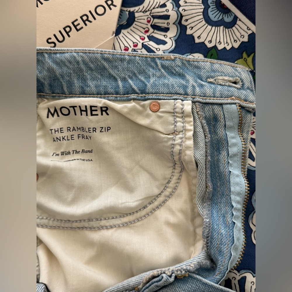 MOTHER The Rambler Zip Ankle Fray 27 - Picture 2 of 8